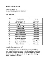 Tài liệu sưu tầm. Tổng kết bài tập nhóm