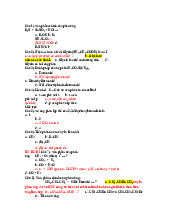 Thi thử hóa hữu cơ | Đại học Y khoa Phạm Ngọc Thạch