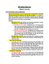 Đề cương thi cuối kỳ môn logic học đại cương (lý thuyết) | Trường Đại học Luật, Đại học Quốc gia Hà Nội