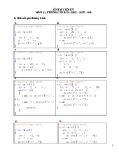 Ôn tập Cuối Kỳ-Lập trình căn bản -HK1