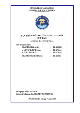 Tiểu luận Già Hoá Dân Số và Tác Động Đối Với Việt Nam  môn Môi trường và con người - Trường Đại học Văn Hiến