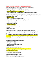 Ngân hàng trắc nghiệm chương 2,3 - môn kinh doanh quốc tế