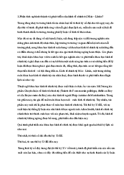 Chương 1 - Kinh tế chính trị  | môn Triết học Mác - Leenin| Đại học sư phạm Hà nội 