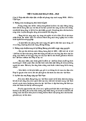 Phân tích điều kiện lịch sử dẫn tới phong trào cách mạng 1930 – 1931 ở Việt Nam - Lịch sử Đảng Cộng Sản Việt Nam| Đại học Kinh Tế Quốc Dân