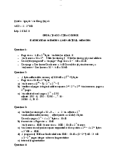 Excercise 4 Memory and Virtual Memory - Cơ sở dữ liệu | Trường Đại học Khoa học Tự nhiên, Đại học Quốc gia Thành phố Hồ Chí Minh