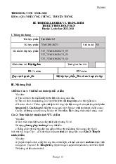 Đề Thi Kết Thúc Học Phần 71MODE40473 Tạo Hình 3D | Đại học Văn Lang