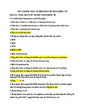 TOP 300 Câu Hỏi Trắc Nghiệm Môn Thanh toán quốc tế | Đại học Kinh tế và Quản trị kinh doanh, Đại học Thái Nguyên