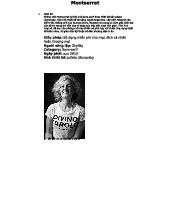 Montserrat: Thông Tin và Lịch Sử Kiểu Chữ Sans-Serif