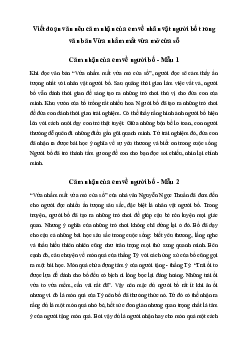 Đoạn văn cảm nhận của em về người bố trong Vừa nhắm mắt vừa mở cửa sổ | Văn mẫu 7 Kết nối tri thức