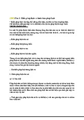 Đặc điểm các kiểu pháp luật trong lịch sử xã hội | Pháp Luật Đại Cương | Trường Đại học Hà Nội