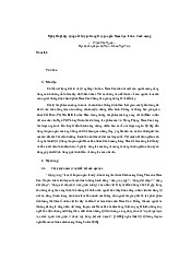 Nghệ thuật xây dựng cốt truyện trong truyện ngắn Nam Cao Cơ sở văn hóa Việt Nam | Đại học Sư Phạm Hà Nội