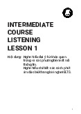 Inter Listening Lesson 1 - Tiếng anh | Trường Đại học Thủ đô Hà Nội