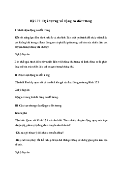 Giải Công nghệ 11 Bài 17: Đại cương về động cơ đốt trong | Kết nối tri thức