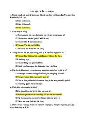 Trắc nghiệm thi cuối kì môn Pháp luật đại cương | Trường Đại học Ngoại ngữ, Đại học Đà Nẵng