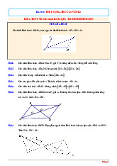 Quy Tắc Hình Bình Hành Trong Giải Toán Vectơ - Tài Liệu Tập Huấn