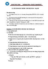 Lý thuyết chẩn đoán hình học bệnh lý tim mạch Module tim mạch TBUMP | Đại học Y Dược Thái Bình