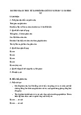 Bài thu hoạch thực tế tại phiên tào xét xử sơ thẩm vụ án hình sự