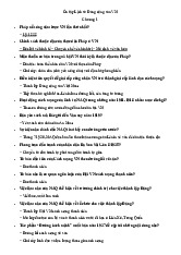 Ôn tập Môn Lịch sử Đảng Cộng Sản Việt Nam | Đại học Kinh Tế Quốc Dân