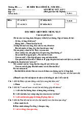Đề thi cuối học kỳ 2 môn Tiếng Việt lớp 2 năm học 2024 - 2025 - Đề số 2 | Bộ sách Kết nối tri thức