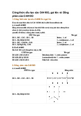 Công thức cấu tạo của C4H10O, gọi tên và Đồng phân của C4H10O
