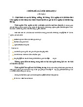 Bài tập tự luận môn Chủ nghĩa xã hội và khoa học môn Chủ nghĩa xã hội và khoa học| Trường Đại học Kinh doanh và Công nghệ Hà Nội