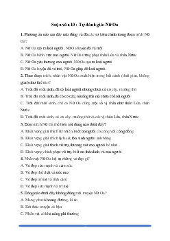 Soạn bài Tự đánh giá: Nữ Oa - Cánh diều 10