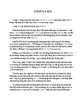 Tài liệu Luật La Mã | Trường Đại học Luật - Đại học Quốc gia Hà Nội