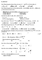 Tổng hợp các câu trắc nghiệm hay về môn sinh học cần nhớ  | Trắc nghiệm sinh học | Trường Đại học khoa học Tự nhiên