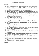 Câu Hỏi Ôn Tập Chương 5-8 môn Kinh tế vi mô 1 | Học viện Tài chính