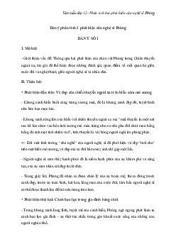 Phân tích hai phát hiện của nghệ sĩ Phùng trong Chiếc thuyền ngoài xa | Văn mẫu lớp 12