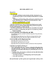 Đề cương Khoa học xã tự nhiên và công nghệ | Đại học Sư phạm Hà Nội