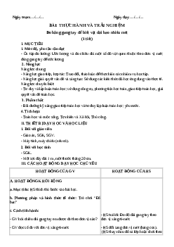 Giáo án Toán 2 sách Chân trời sáng tạo (cả năm) | Tuần 29 | Tiết 2
