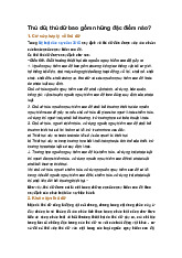 Thú dữ, thú dữ bao gồm những đặc điểm nào?