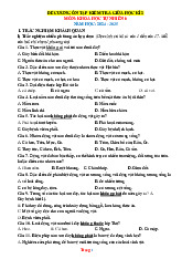 Đề Cương Ôn Tập Giữa Học Kỳ 2 KHTN 6 Chân Trời Sáng Tạo 2024-2025