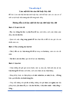 Văn mẫu lớp 8: Làm một bài thơ sáu chữ hoặc bảy chữ (5 mẫu) Ngữ Văn 8 | Cánh diều