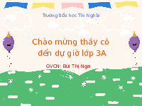 Giáo án điện tử Toán 3 Chương 1 Cánh diều: Ôn tập về phép nhân, bảng nhân 2, bảng nhân 5