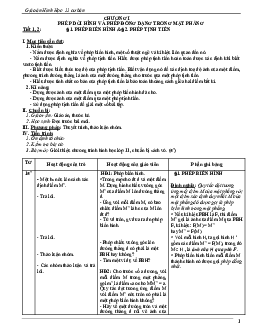 Giáo án Toán hình học môn Toán lớp 11 cả năm học