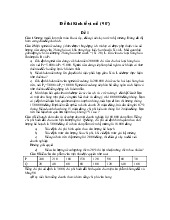 Đề thi môn Kinh tế vi mô | Học viện Nông nghiệp Việt Nam