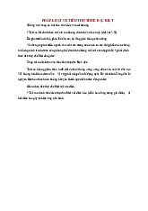 Pháp luật về tiêu thụ thuế đặc biệt | Đại học Nội Vụ Hà Nội