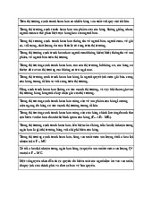 Tài liệu ôn tập – Chương 5 và 6 - Thị trường cạnh tranh hoàn hảo và độc quyền môn Kinh tế vi mô | Trường Quốc tế - Đại học Quốc gia Hà Nội