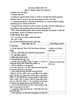 Giáo án Lịch sử và Địa lí lớp 4 Tiết 29 - 32 | Kết nối tri thức