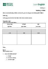 Learn english listening A1: Booking a table practice môn English | Học viện Tòa án