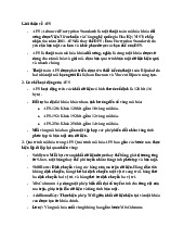 Tóm tắt kiến thức về AES Môn Quản trị học | Trường Đại học Công nghiệp Thành phố Hồ Chí Minh