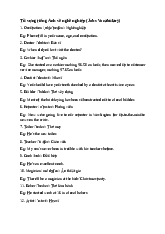 Từ vựng tiếng Anh về nghề nghiệp (Jobs Vocabulary) môn Tiếng Anh lớp 6