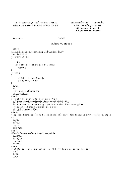 Đề thi cuối kỳ môn Cơ sở lập trình | Đại học Ngân hàng Thành phố Hồ Chí Minh