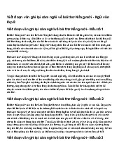 Viết đoạn văn ghi lại cảm nghĩ về bài thơ Nắng mới - Ngữ văn lớp 8