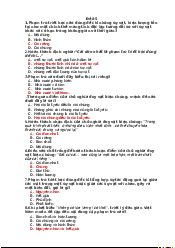 Câu hỏi ôn tập môn Triết học Mác - Lênin | Trường Đại học Mở Hà Nội