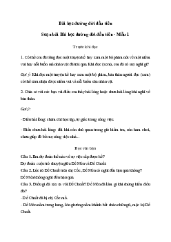 Soạn văn 6: Soạn bài Bài học đường đời đầu tiên | Ngữ văn 6 | Kết nối tri thức