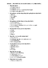 Đề cương môn Triết học Mac - Lenin - Trường Đại học lao động -  xã hội.