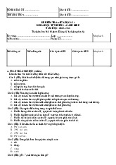 Đề thi giữa học kỳ 1 môn Khoa học tự nhiên lớp 8 năm học 2024 - 2025 | Bộ sách Cánh diều